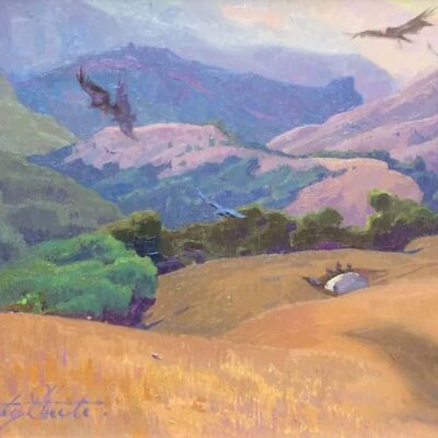 American Legacy Fine Arts presents "Condor’s Ridge: Tejon Ranch" a painting by Alexey Steele.
