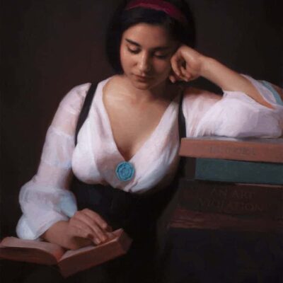 American Legacy Fine Arts presents "Becoming" a painting by Adrian Gottlieb.