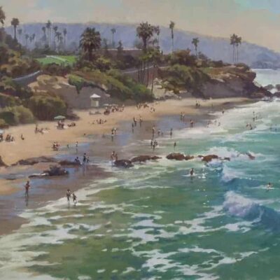 American Legacy Fine Arts presents "View from B-1; Laguna" a painting by John Cosby.