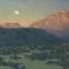 American Legacy Fine Arts presents "Moon's Morning Slumber" a painting by Jennifer Moses.