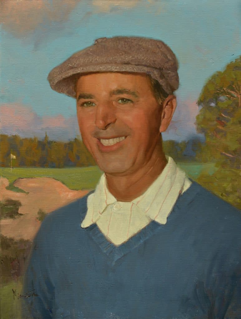 American Legacy Fine Arts presents "Portrait of George Fazio" a painting by Mian Situ.