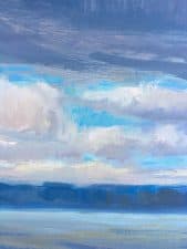 American Legacy Fine Arts presents 'Lake Washington Three" a painting by Tony Peters.