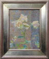 American Legacy Fine Arts presents 'Sunlight Shimmer'" a painting by Daniel W. Pinkham.