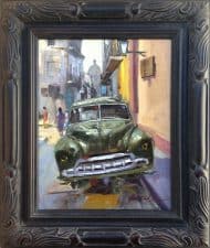 American Legacy Fine Arts presents "Up on Blocks in Havana" a painting by Scott W. Prior.