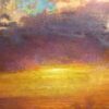 American Legacy Fine Arts presents "Transcendence, Sunset over Tejon Ranch" a painting by Peter Adams.