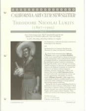 Theodore N Lukits Part-II , California Art Club Newsletter