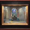 American Legacy Fine Arts presents "Statue of the Sleeping Virgin; Interior of the Church of the Dormition" a painting by Peter Adams.