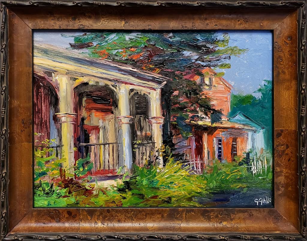 American Legacy Fine Arts presents "Pennsylvania Storefronts" a painting by George Gallo.