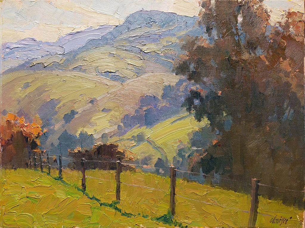 American Legacy Fine Arts presents " Early Spring" a painting by Michael Obermeyer.
