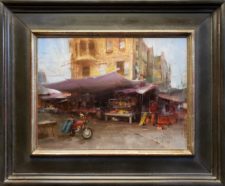 American Legacy Fine Arts presents "Market Day' a painting by Bryan Mark Taylor.