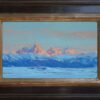 American Legacy Fine Arts presents "Teton Valley Winter" a painting by Jennifer Moses.