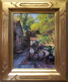 American Legacy Fine Arts presents "Alley Yard" a painting by Mian Situ.
