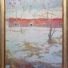 American Legacy Fine Arts presents "Harrison Falls Snowfall" a painting by Daniel W. Pinkham.