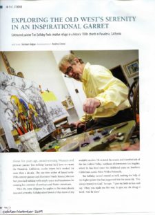 American Legacy Fine Arts presents Tim Solliday featured in Western Art & Architecture Magazine, Winter 2019.