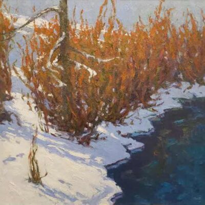 American Legacy Fine Arts presents "Fire & Ice" a painting by Jennifer Moses.