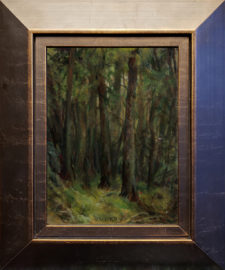 American Legacy Fine Arts presents "A Forest; Karelia, Russia" a painting by Nikita Budkov.