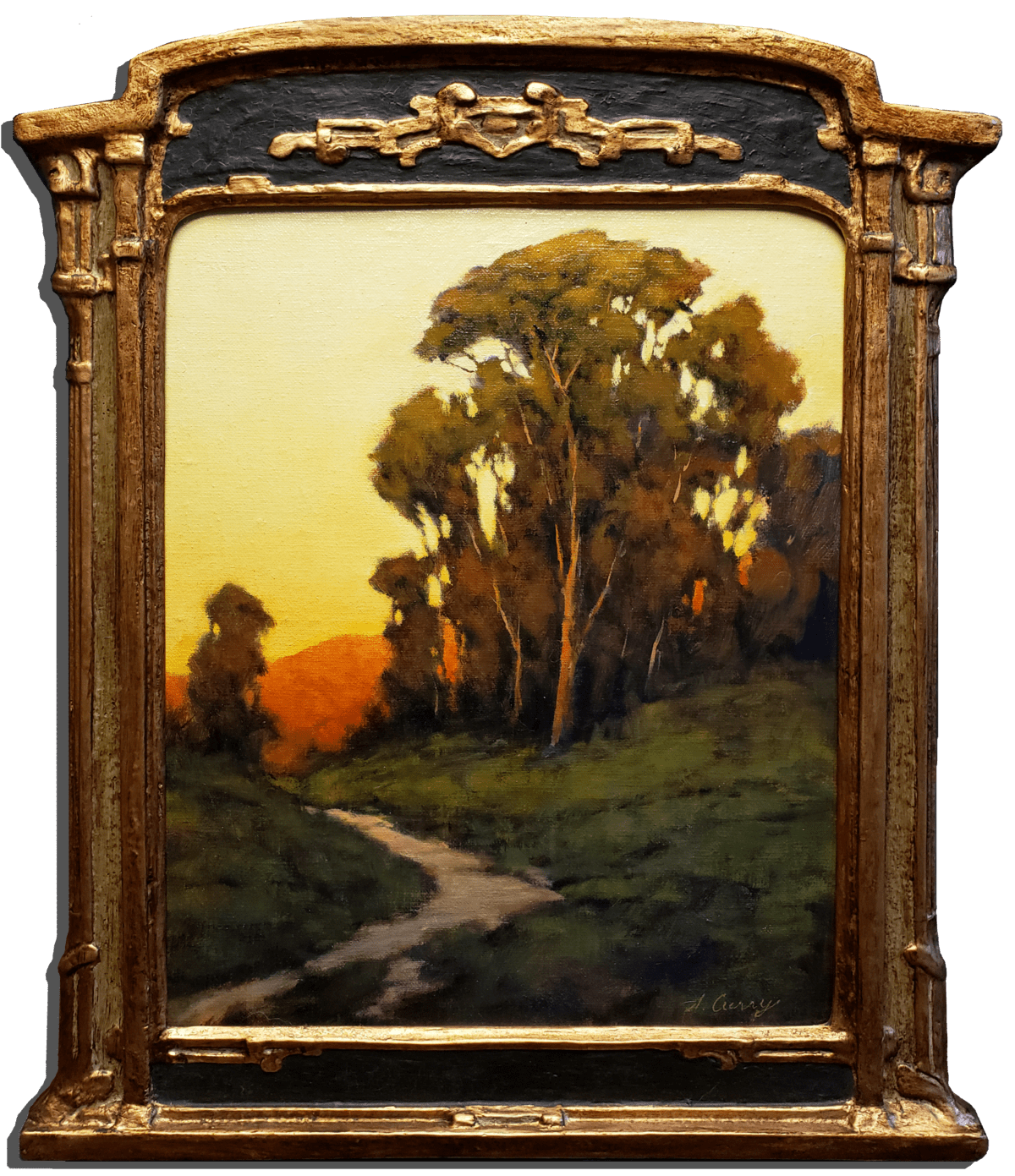 American Legacy Fine Arts presents "Nature's Toll Road" a painting by Steve Curry.