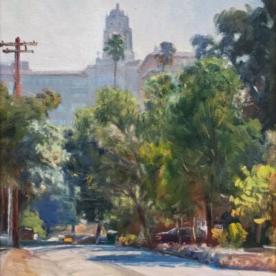 American Legacy Fine Arts presents "Pasadena Atmosphere" a painting by W Jason Situ.