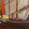 American Legacy Fine Arts presents "Untitled (Boats in Harbor)" a painting by Edgar Alwin Payne.