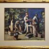 American Legacy Fine Arts presents "Untitled (Harvesting Fruit)" a painting by Julius Maxmilian Delbos.