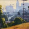 American Legacy Fine Arts presents "Downtown Lookout" a painting by Michael Obermeyer.