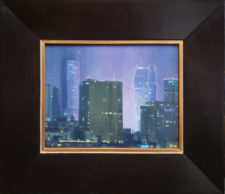 American Legacy Fine Arts presents "Purple Rain" a painting by Michael Obermeyer.