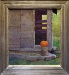 American Legacy Fine Arts presents "Evan's Barn" a painting by Daniel W. Pinkham.