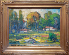 American Legacy Fine Arts presents "Gold Country; Columbia, CA" a painting by Karl Dempwolf.