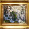 American Legacy Fine Arts presents "Lower Chilnualna Falls; Yosemite National Park" a painting by Peter Adams