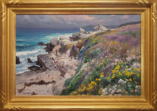 American Legacy Fine Arts presents "West Coast Wildflowers; Carmel" a painting by Mian Situ.