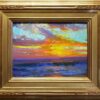 American Legacy Fine Arts presents "Symphony at Sunset; Saint Malo Beach" a painting by Peter Adams.