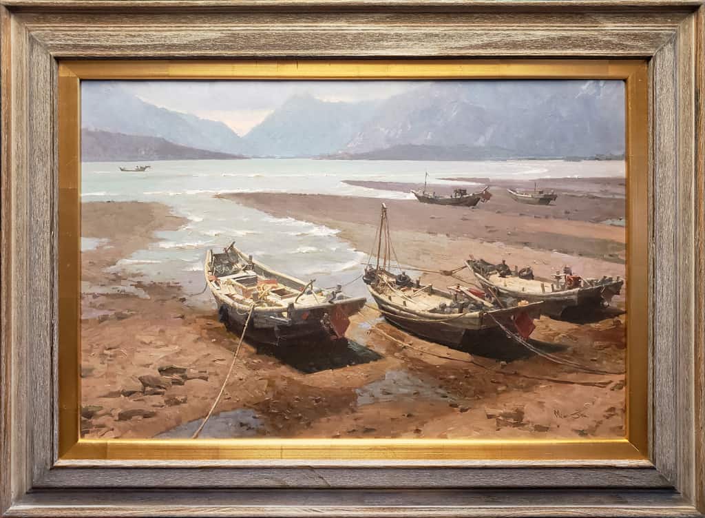 Old Fishing Boats in Laoshan » American Legacy Fine Arts