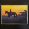American Legacy Fine Arts presents " Santa Anita Dawn" a painting by Michael Obermeyer.
