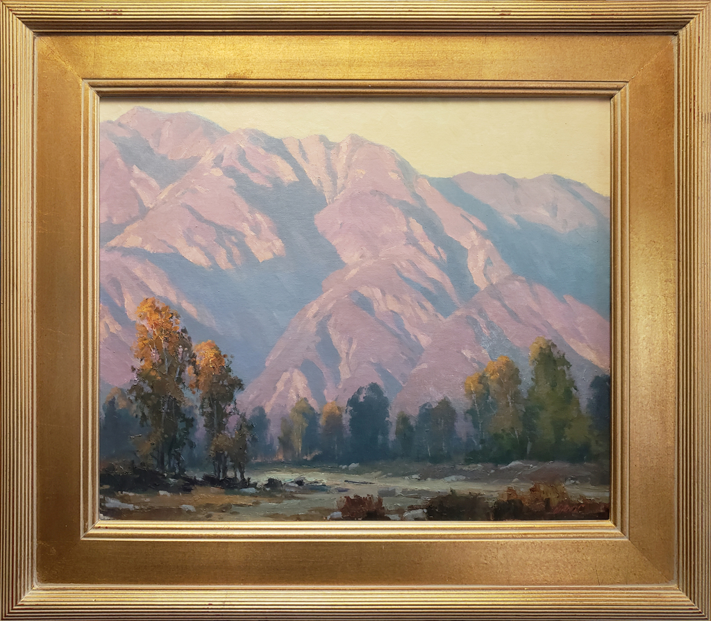 Michael Obermeyer artist oil painting Looking Back, Arroyo Seco