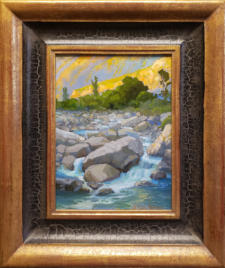 American Legacy Fine Arts presents "Afternoon Glow; Kern River" a painting by Peter Adams.