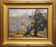 American Legacy Fine Arts presents "Sentinel Oaks Overseeing a Cloud Burst; Tejon Ranch" by Peter Adams.