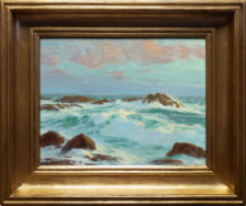 American Legacy Fine Arts presents "Changing Seasons; White Point, San Pedro" a painting by Stephen Mirich.