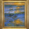 American Legacy Fine Arts presents "Veneers of the Evening Tide; Oceanside, California" a painting by Peter Adams.