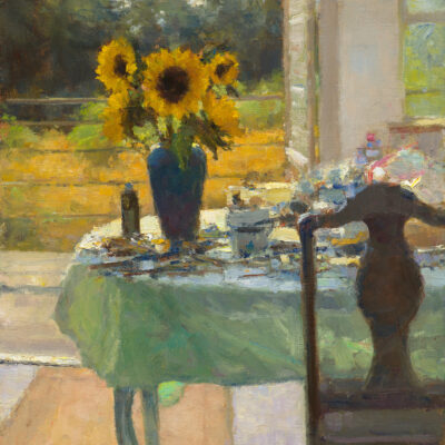 American Legacy Fine Arts presents "Sunflowers" a painting by Jim McVicker.