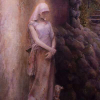 American Legacy Fine Arts presents "Within the Castle Garden" a painting by Nikta Budkov.