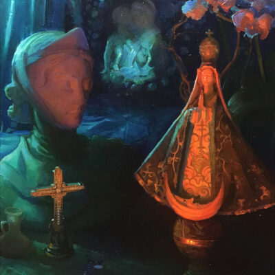 American Legacy Fine Arts presents "Aspects of Mary" a painting by Peter Adams.