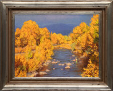 American Legacy Fine Arts presents " Autumn Textures" a painting by Charles Muench.