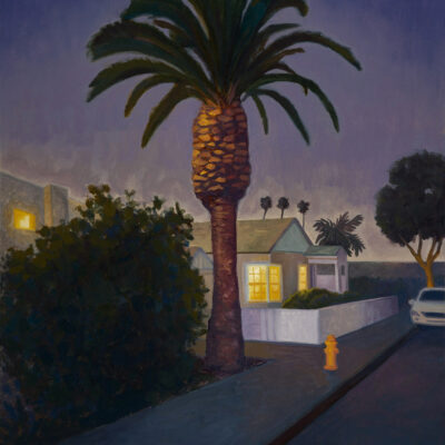 American Legacy Fine Arts presents "Night Palm" a painting by Tony Peters.