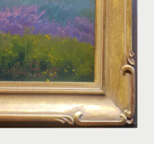 American Legacy Fine Arts presents "Mustard Field at Lake Perris" a painting by Alexey Steele.