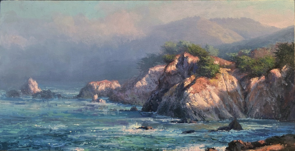 American Legacy FIne Arts presents "Pacific Glory" a painting by Michael Godfrey.