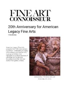 American Legacy FIne arts featured in FIne Art Connoisseur online