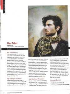 American Legacy Fine Arts presents Alex Tabet in International Artist Magazine, 2021.