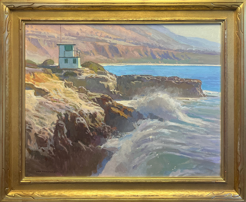 Ray Roberts Artist Oil painting seascape, coastal, waves, Pacific ocean