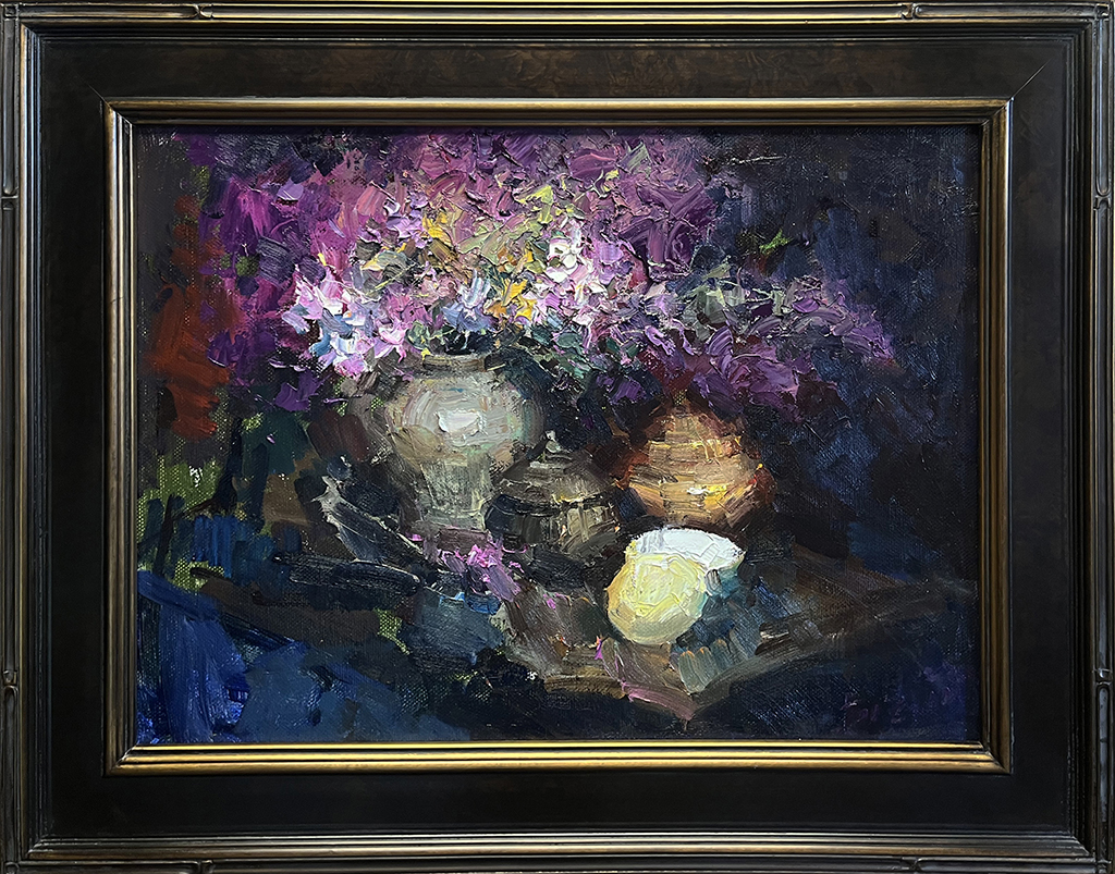Jove Wang Artist Oil painting Still Life, Flowers