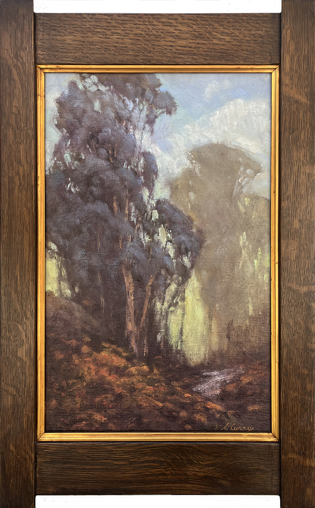 Steve Curry artist Oil painting trees, forest, landscape